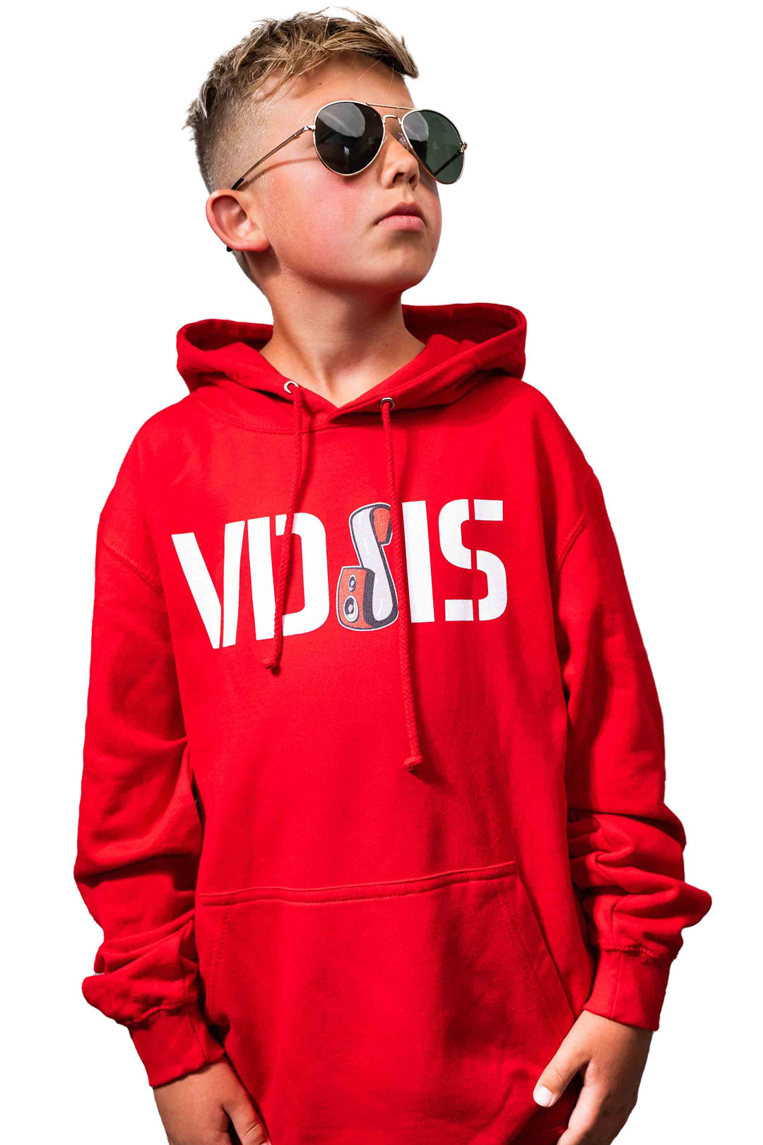 Basic-Hoodie (VDSIS) - Rot