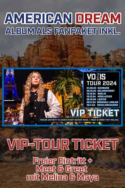 VORBESTELLUNG - AMERICAN DREAM - Melina Album-Fanpaket - TOUR EDITION