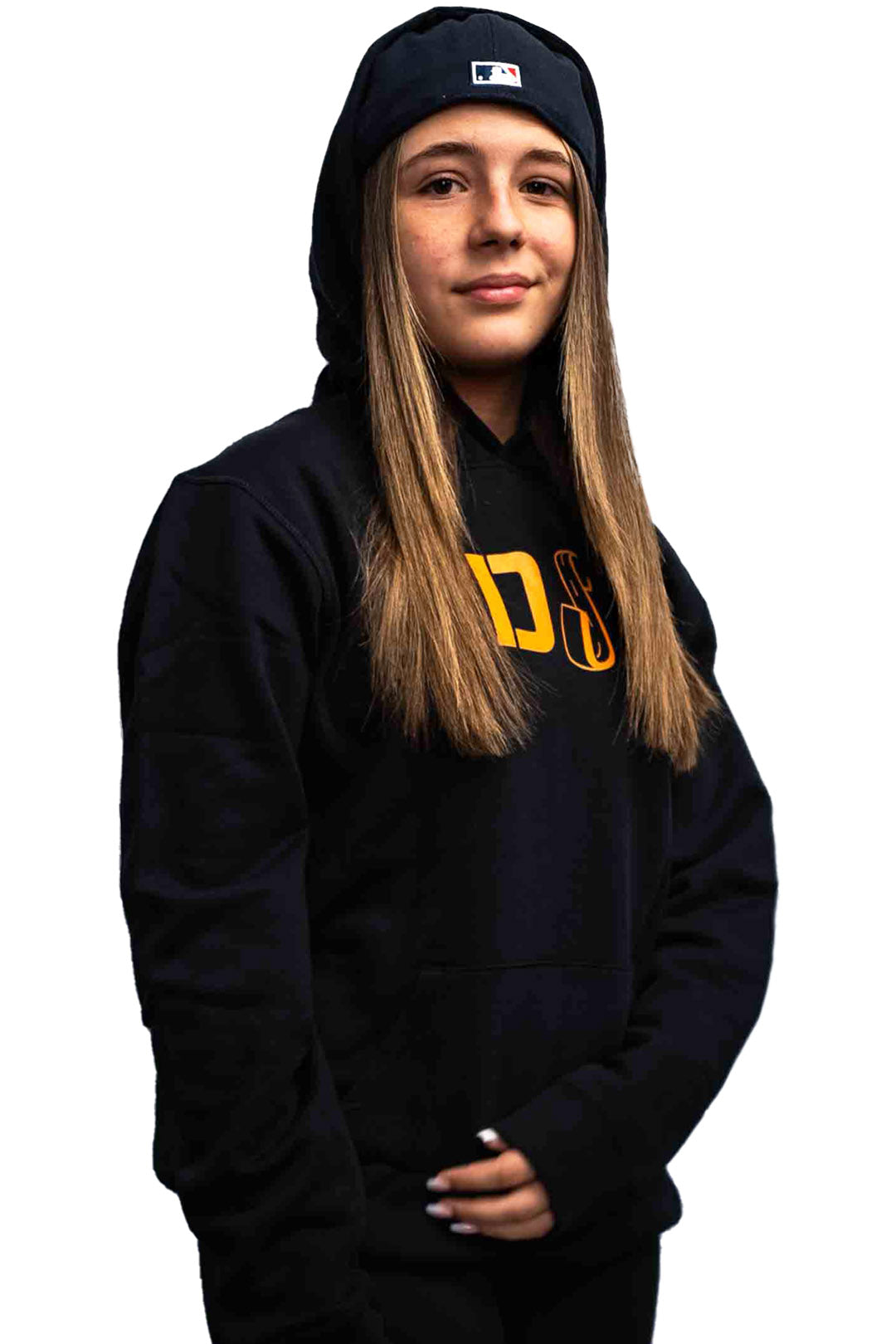 Primetime-Hoodie (VDSIS) Schwarz/Orange - Main Image