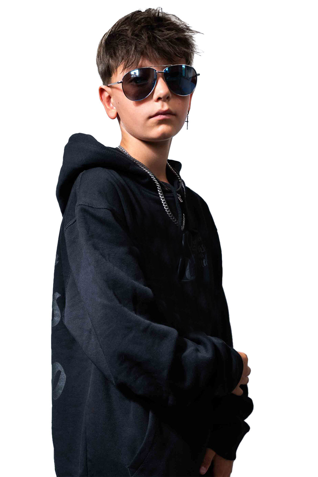 Primetime-Hoodie Black auf Black (VDSIS) - Schwarz/Classic