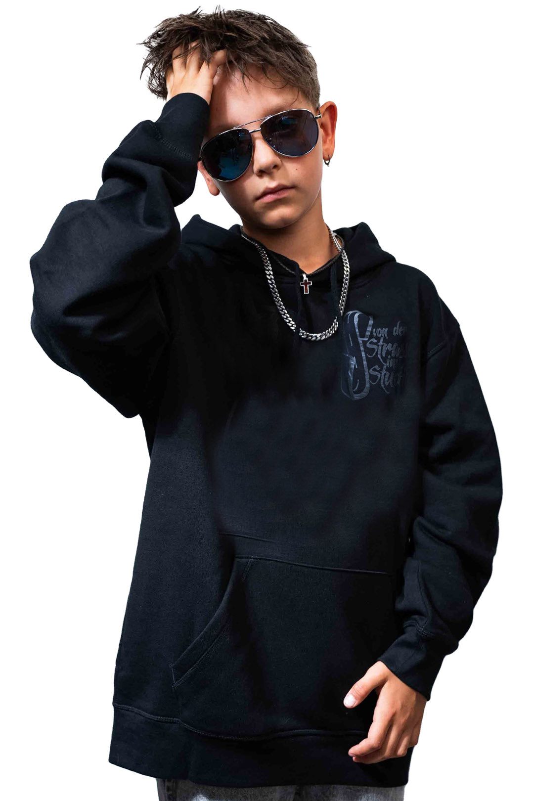 Primetime-Hoodie Black auf Black (VDSIS) - Schwarz/Classic