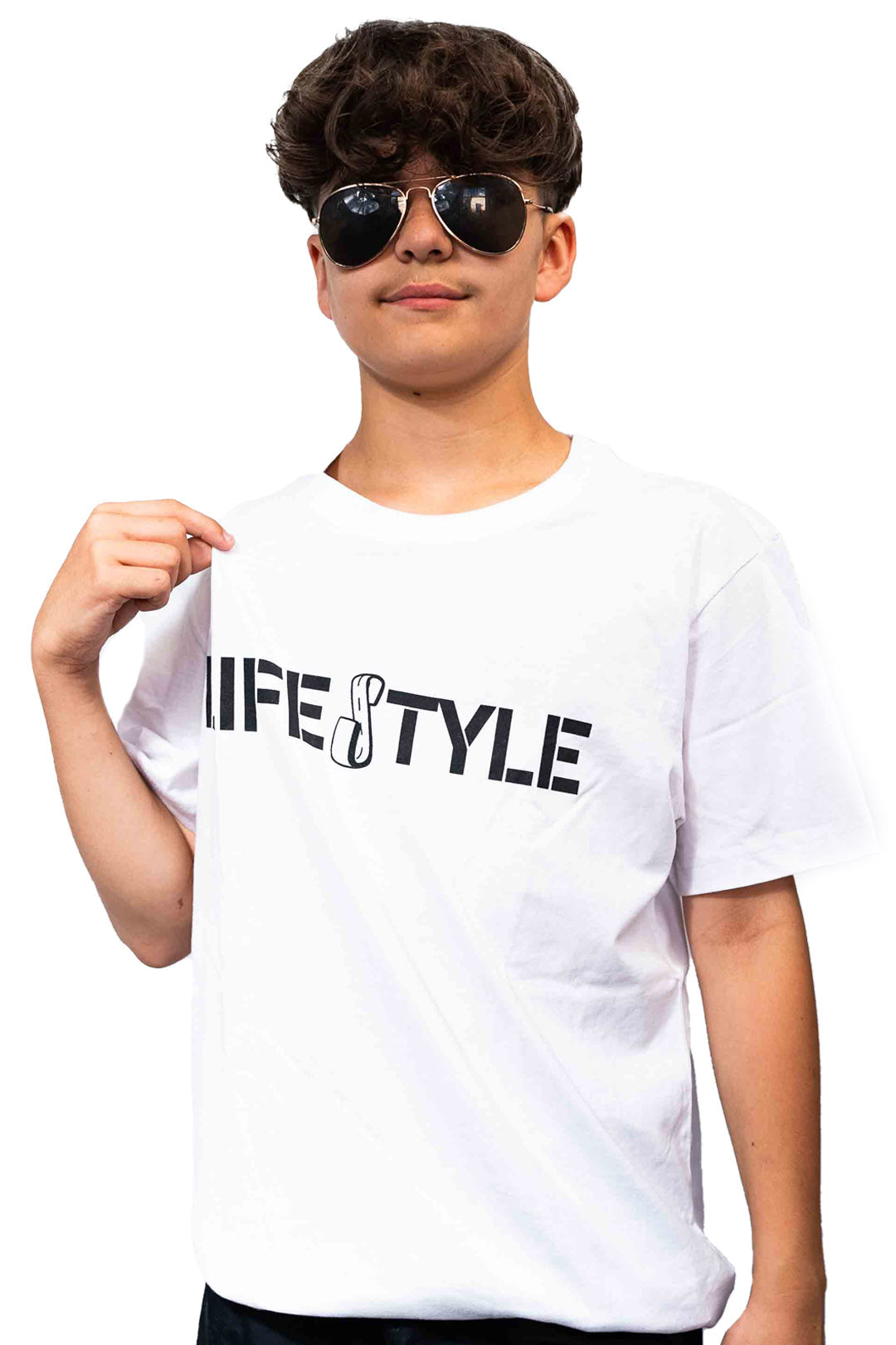 Lifestyle-T-Shirt - Weiß