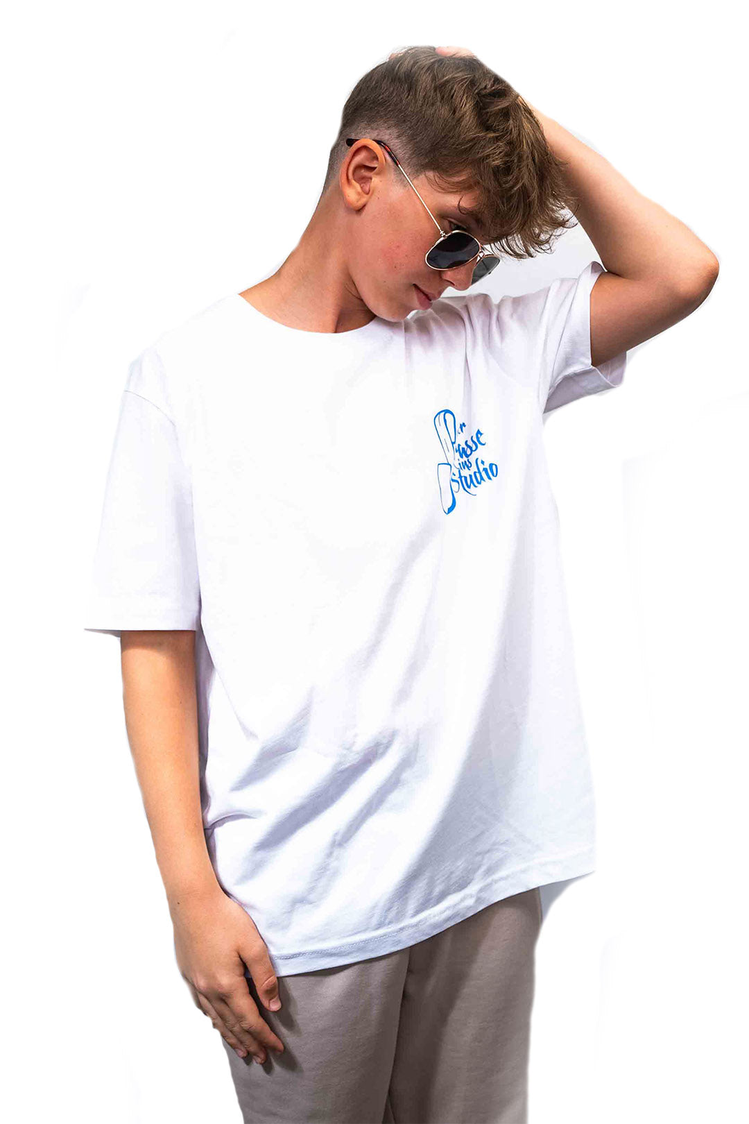 Primetime-T-Shirt (VDSIS) - Weiß/Blau