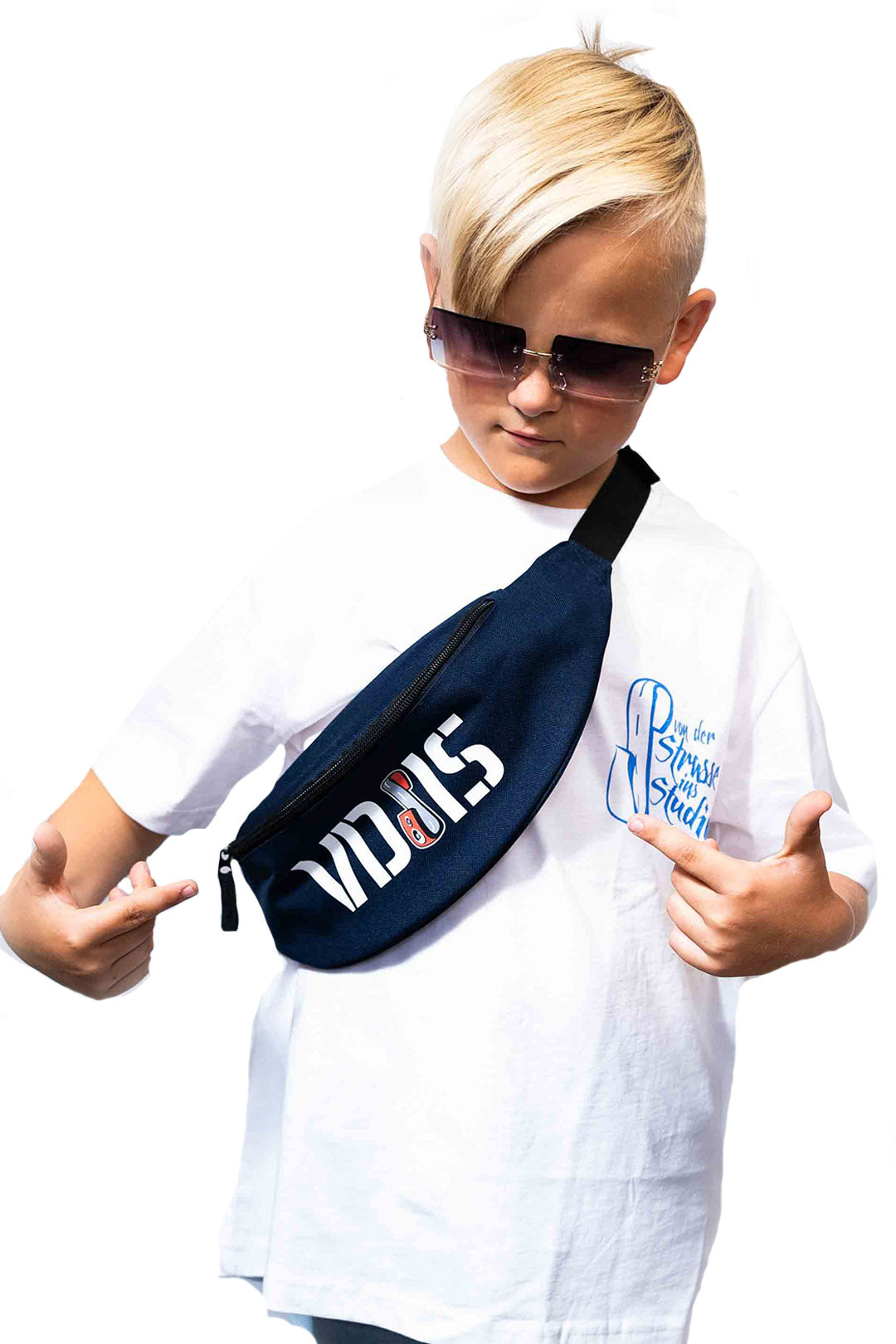 VDSIS Bauchtasche - Navi Blau (Schriftzug)