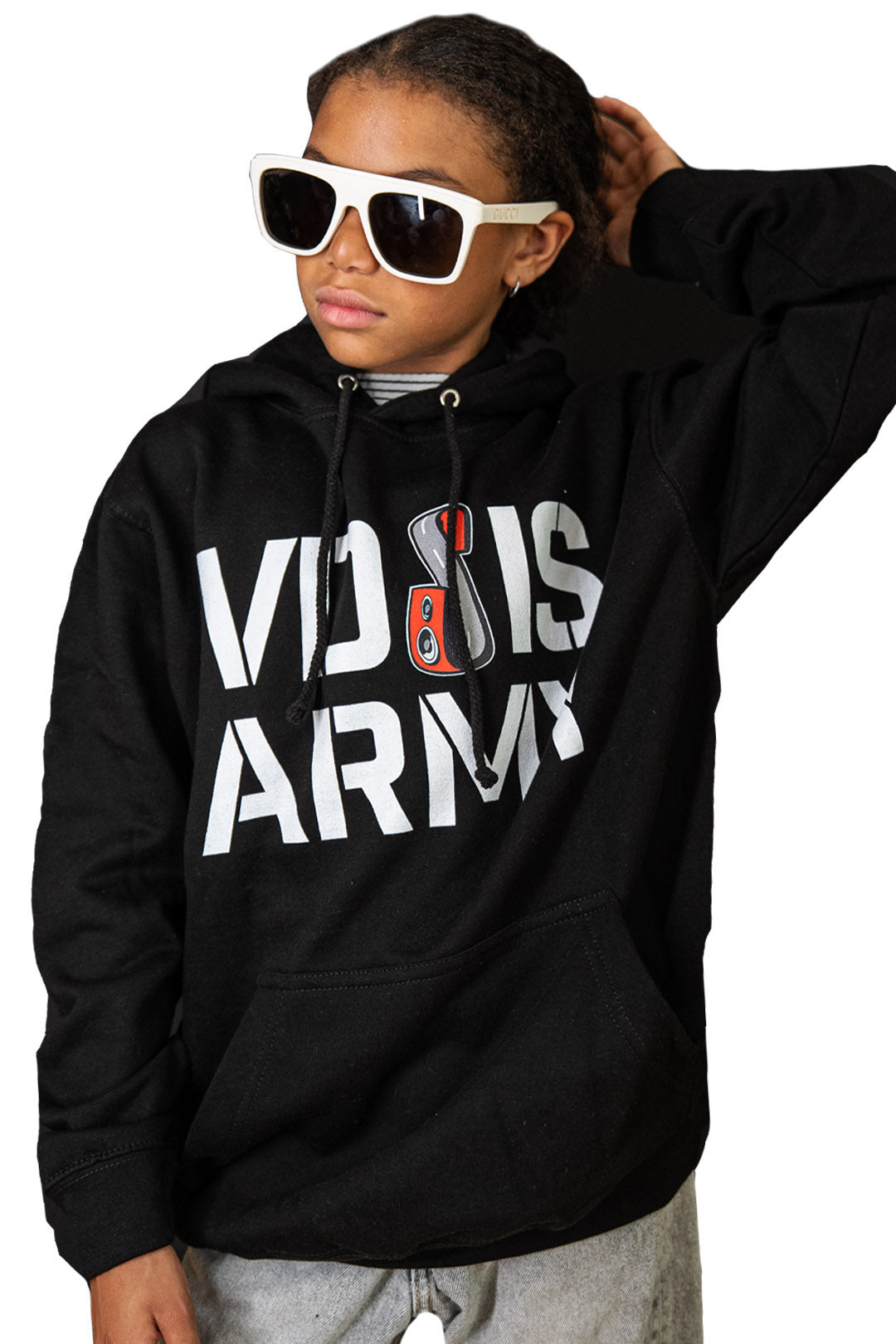 VDSIS-ARMY Hoodie - Schwarz - Kids