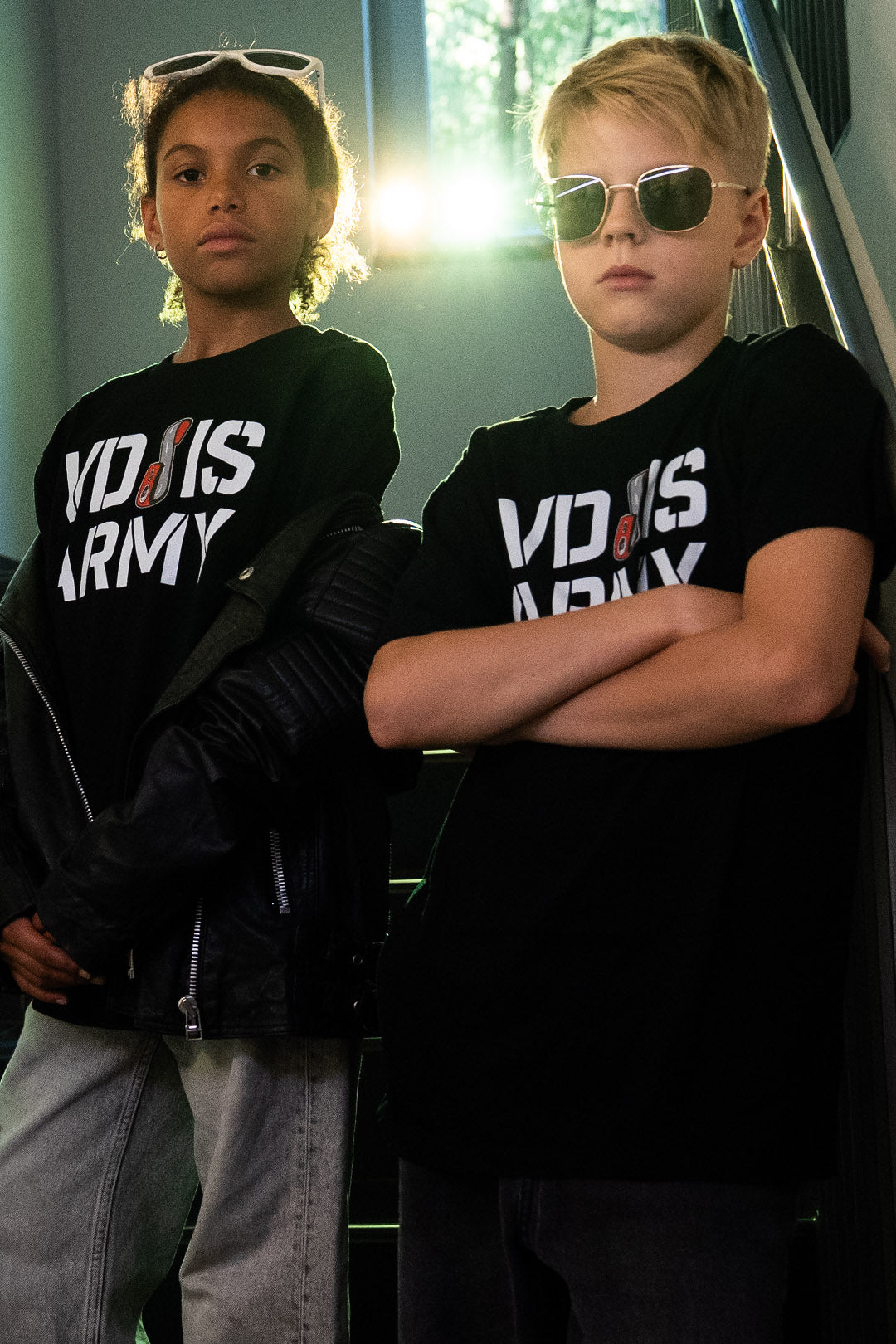 VDSIS-Army T-Shirt - Schwarz - Kids