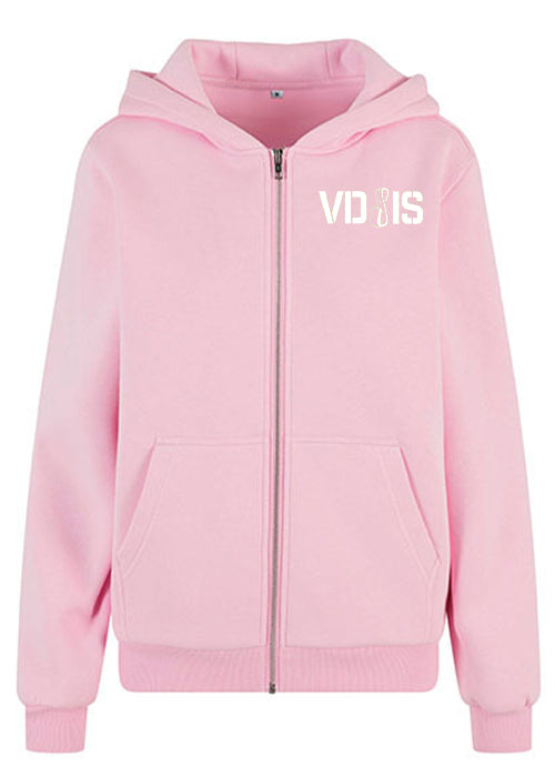 VDSIS - LIFESTYLE ZIP HOODIE (GIRLS) - Rosa