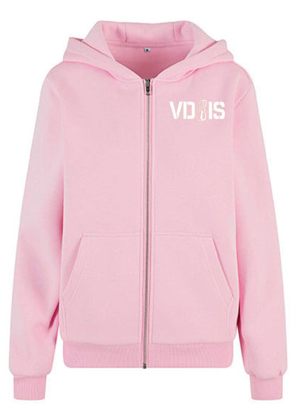 VDSIS - LIFESTYLE ZIP HOODIE (GIRLS) - Rosa