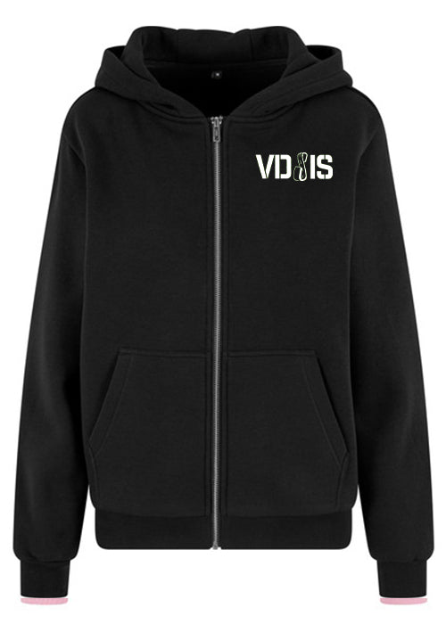 VDSIS - LIFESTYLE ZIP HOODIE (GIRLS) - Schwarz