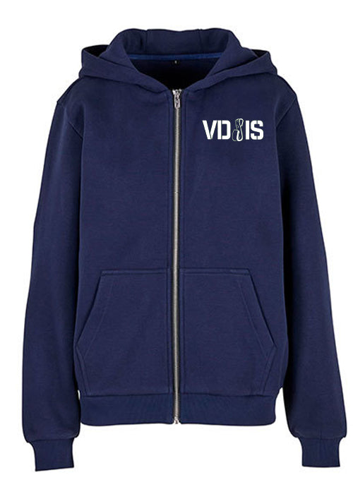 VDSIS - LIFESTYLE ZIP HOODIE (GIRLS) - Dark Blue
