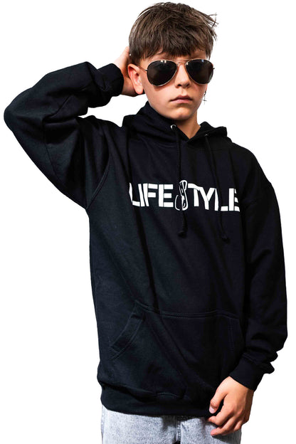 Lifestyle-Hoodie - Schwarz