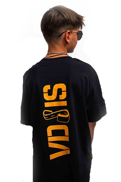 Primetime-T-Shirt (VDSIS) - Schwarz/Orange