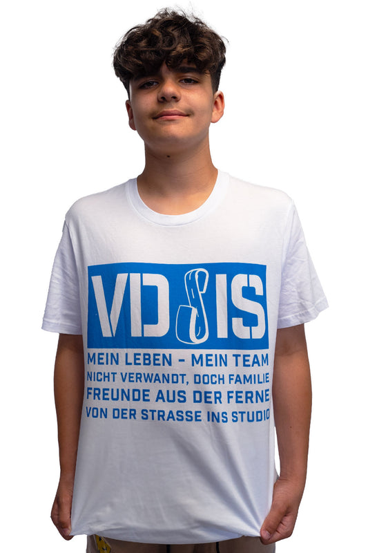 Kids - T-Shirt - VDSIS - Blue Words