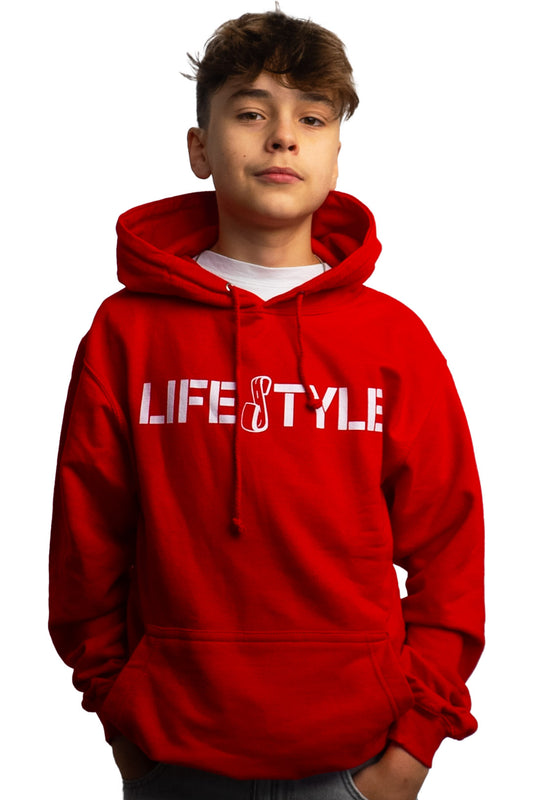 Lifestyle-Hoodie - Rot