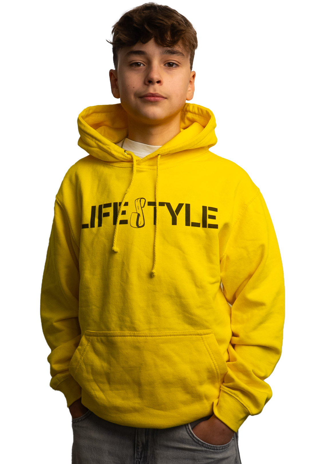 Lifestyle-Hoodie - Gelb
