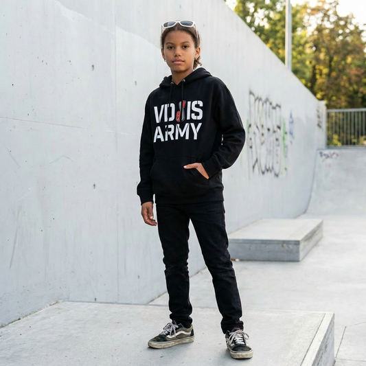 VDSIS-ARMY Hoodie - Schwarz - Kids