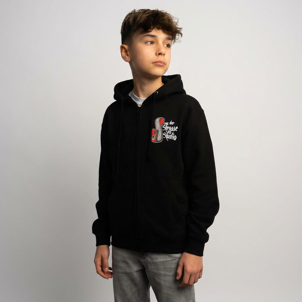 Sweatshirt-Jacke - VDSIS-Classic - Schwarz
