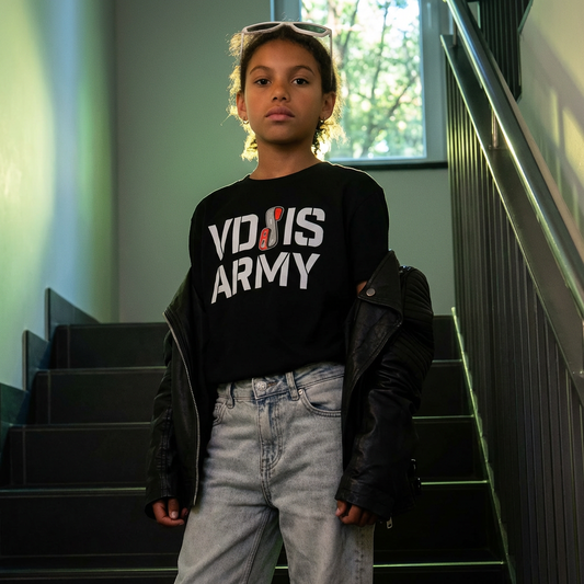 VDSIS-Army T-Shirt - Schwarz - Kids