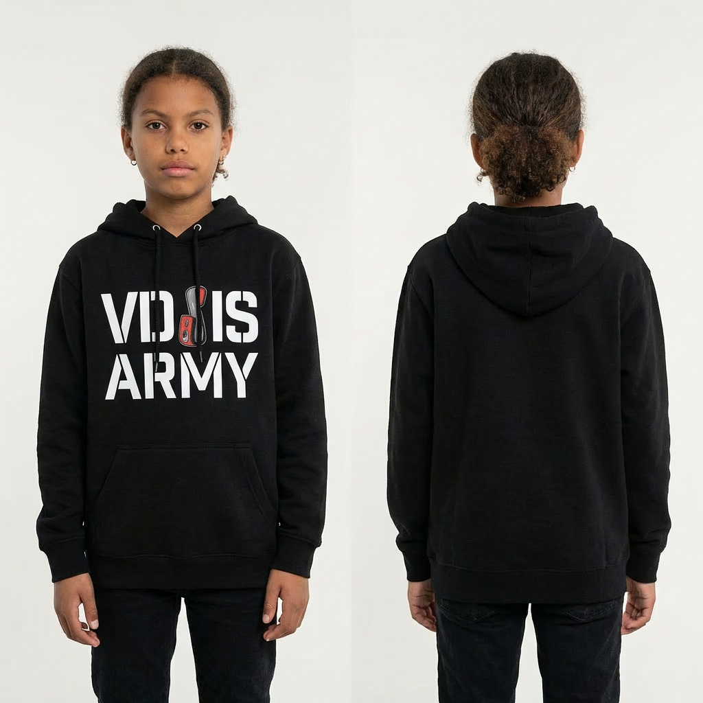 VDSIS-ARMY Hoodie - Schwarz - Kids