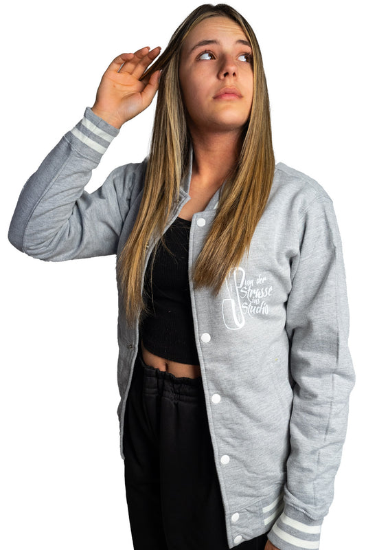 VDSIS-Collegejacke "USA" - Grau
