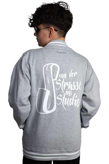 VDSIS-Collegejacke "USA" - Grau