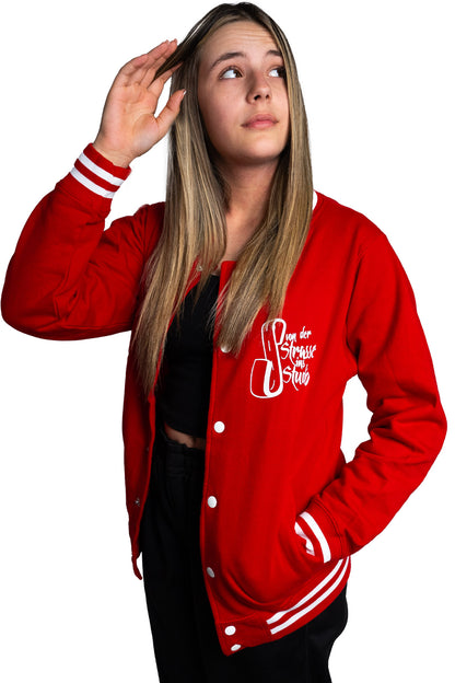 VDSIS-Collegejacke "USA" - Rot