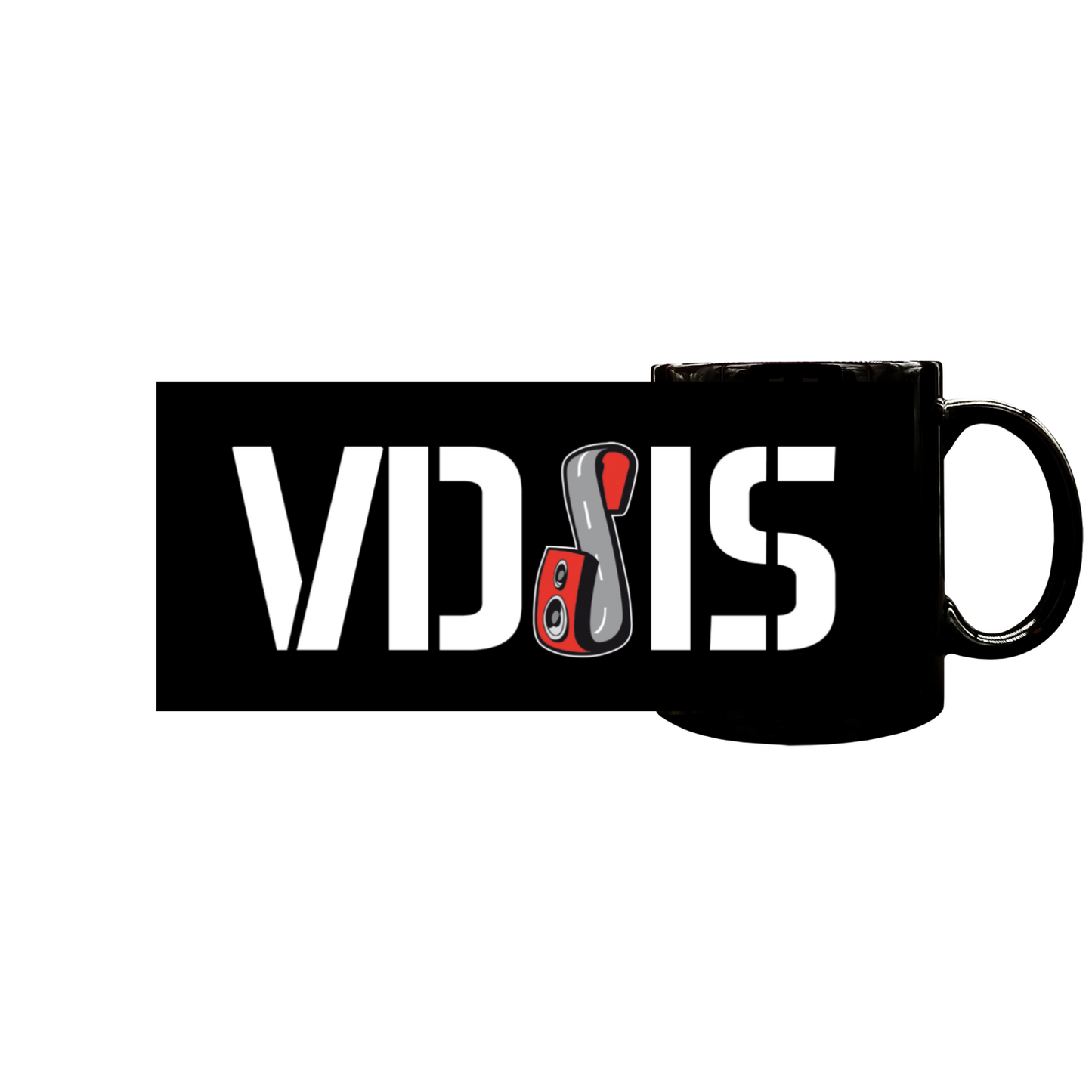 VDSIS - Tasse schwarz (Schriftzug)