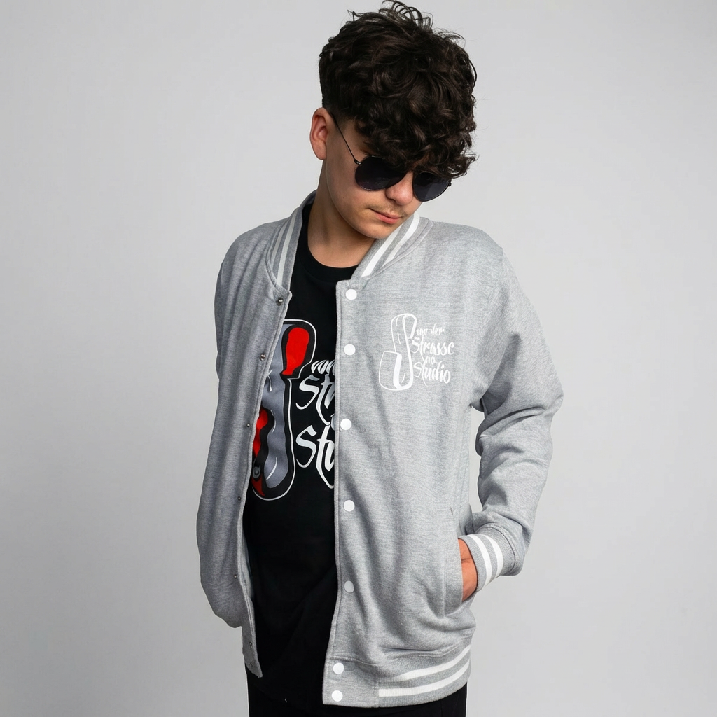 VDSIS-Collegejacke "USA" - Grau