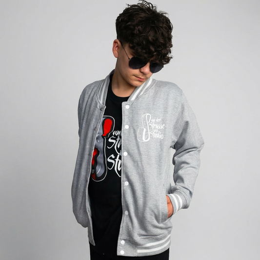 VDSIS-Collegejacke "USA" - Grau