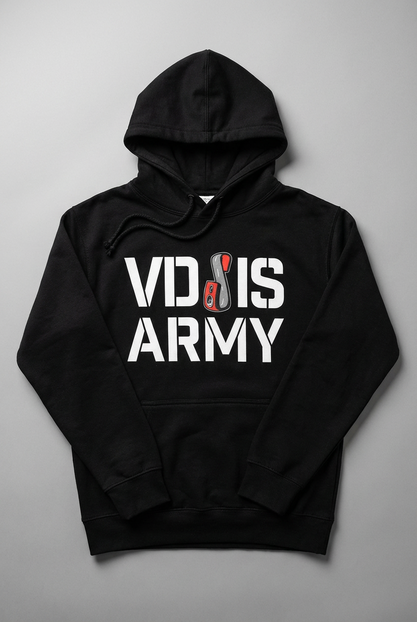 VDSIS-ARMY Hoodie - Schwarz - Kids
