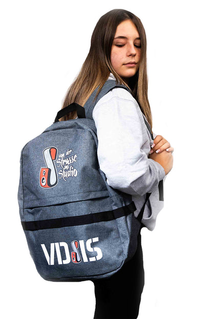 VDSIS Rucksack - Dark Grey (Schriftzug & Logo)